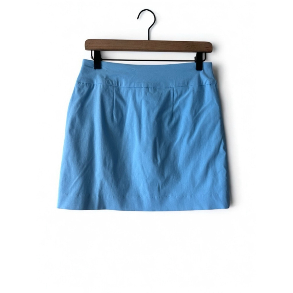 Charter Club Blue Tennis Skort Petite PP Athletic Stretch Skirt Shorts - Picture 4 of 6